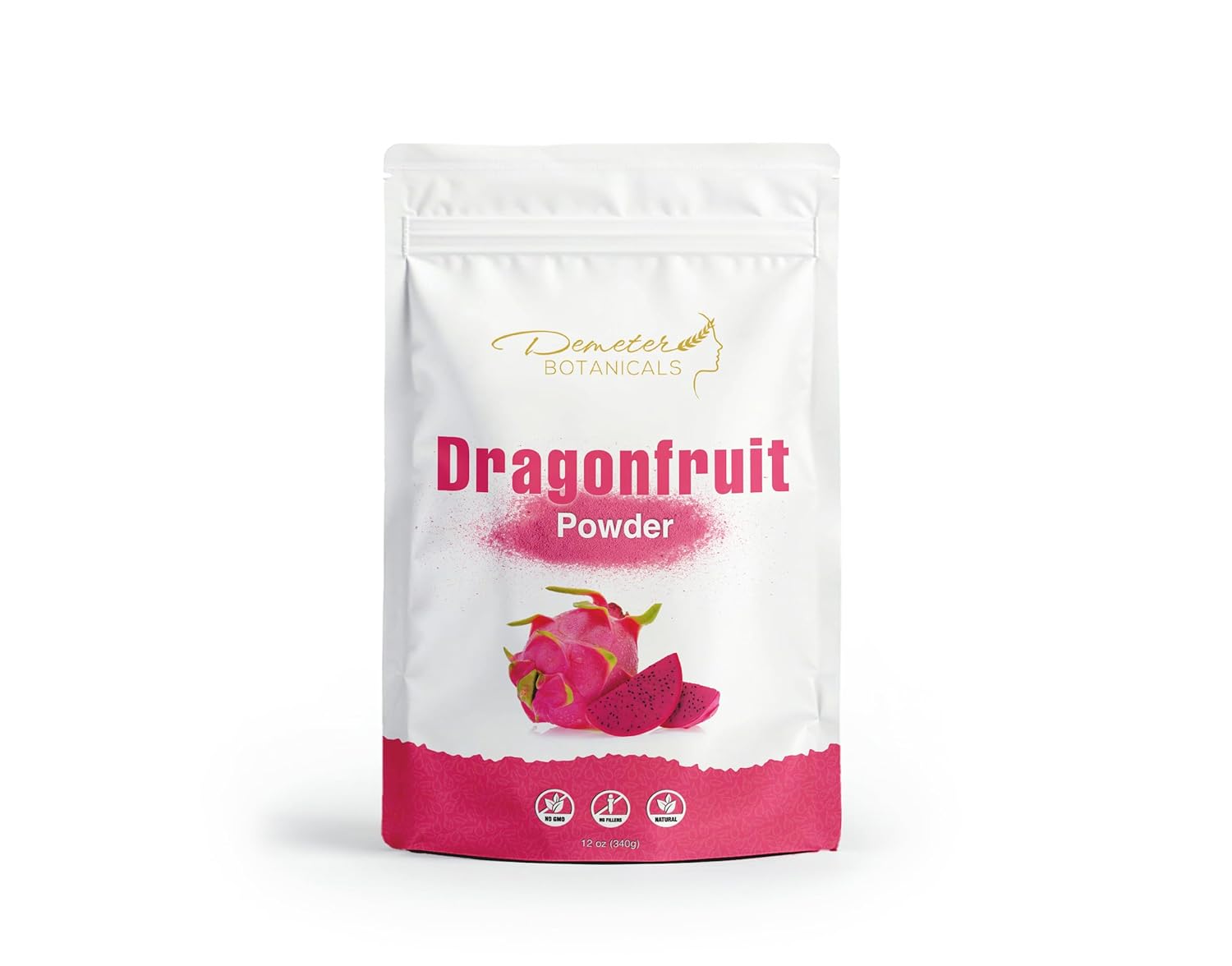 Dragon Fruit Powder for Baking & Drinks, 4 oz | Pink Pitaya Powder | Vegan, Non-GMO Great for Smoothies & Natural Food Coloring