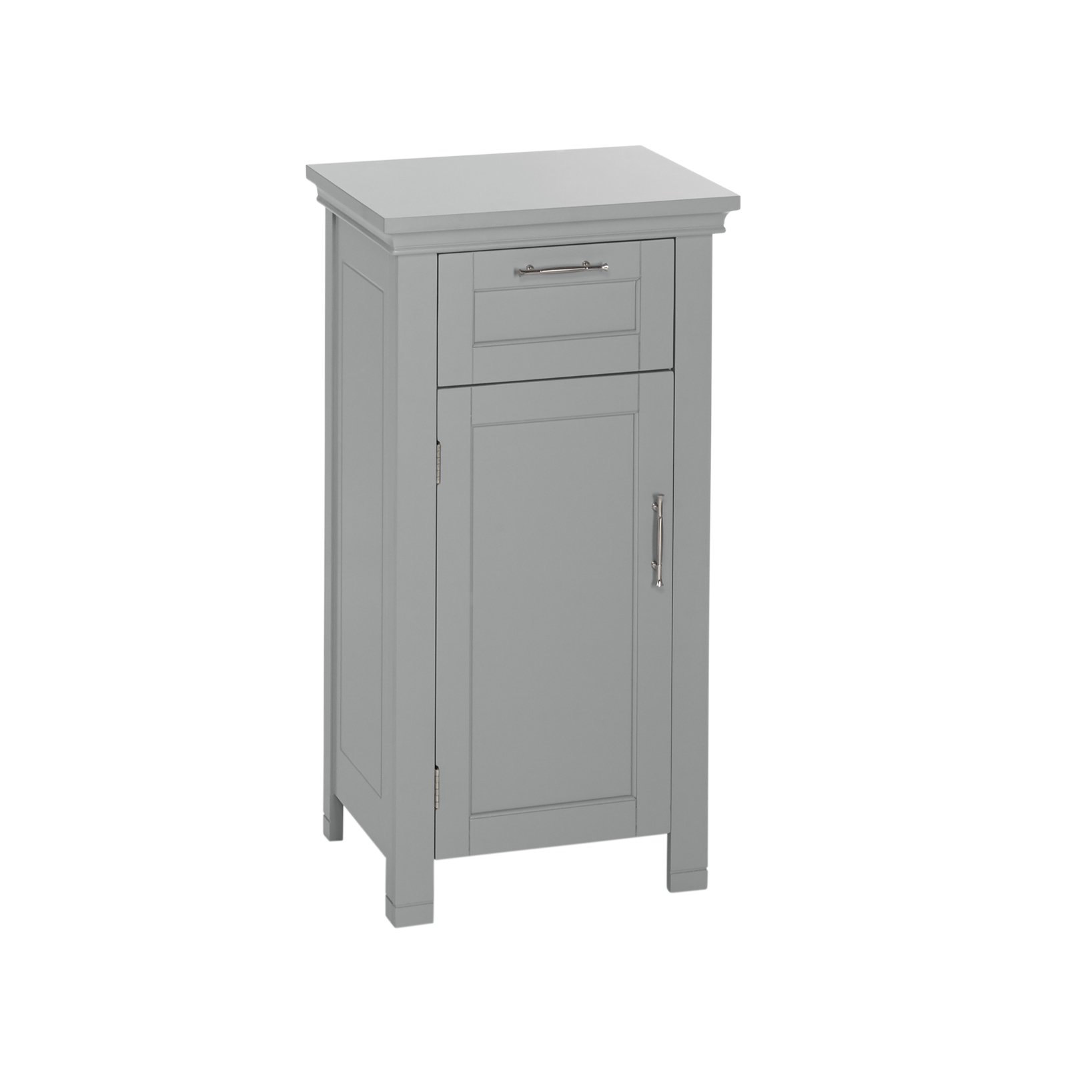RiverRidge 06-076 Home Somerset Collection Single Door Floor Cabinet, Gray