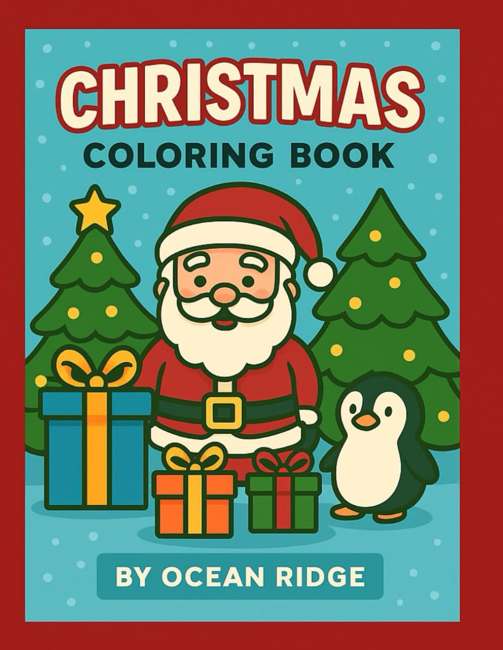 Christmas coloring book by ocean ridge
