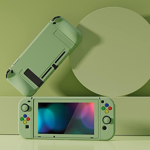 Miniatura 3 de PlayVital ZealProtect - Funda protectora suave para Nintendo Switch cubierta flexible para interruptor con protector de pantalla de vidrio templado