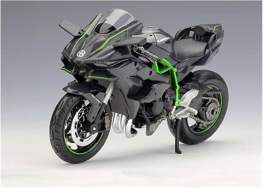 ミニバイク玩具 1:6 スプレーカワサキ Ninja H2R 合金メタルダイ