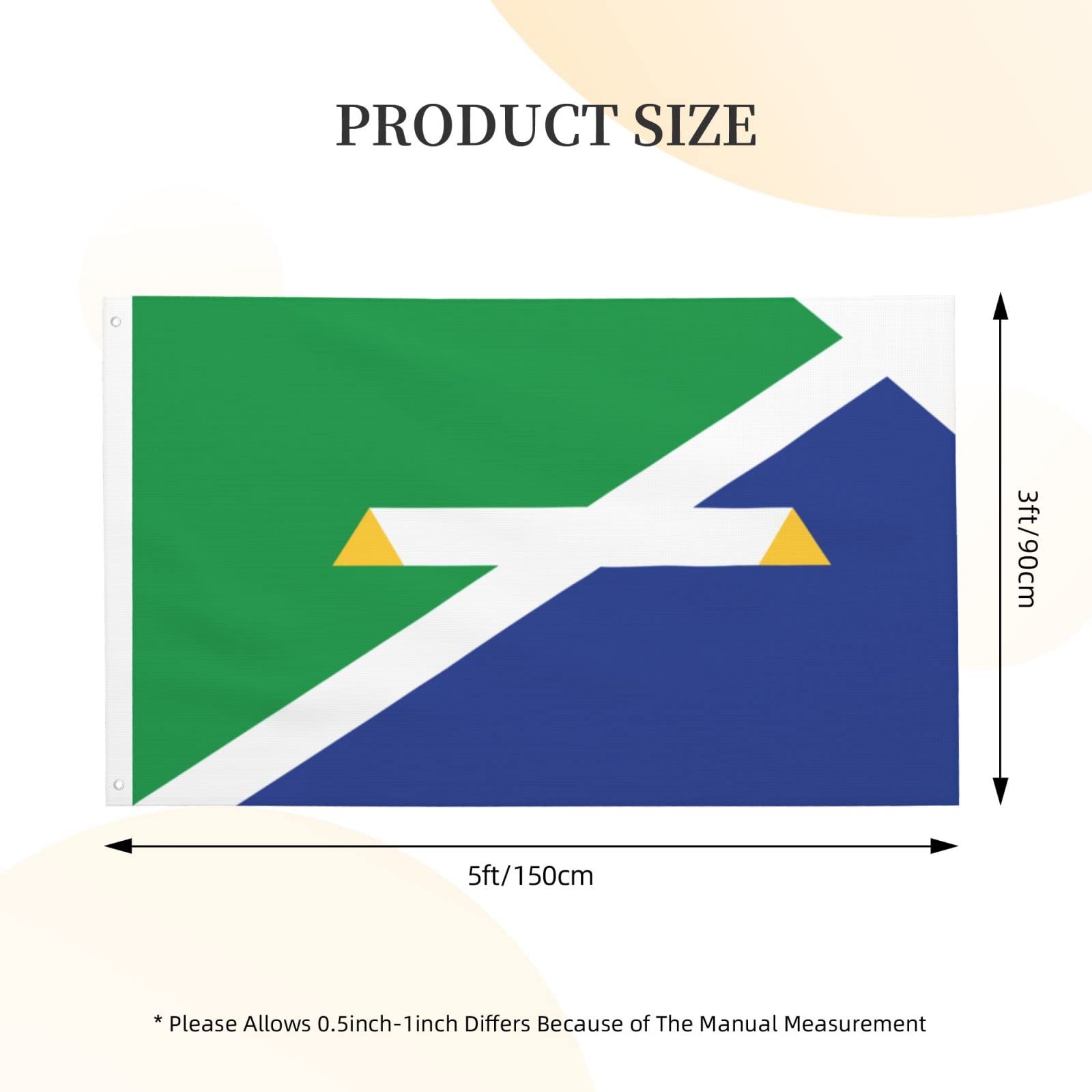 Anley Fly Breeze 3x5 Foot Indiana State Flag - Vivid Color And Fade Proof - Canvas Header And Double Stitched - Indiana IN Flags Polyester With Brass Grommets 3 X - Foto 10