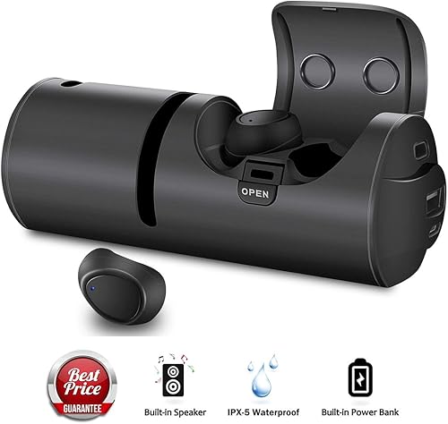 CLEVER BRIGHT True Auricolari Wireless 3 in 1 Touch TWS Cuffie
Bluetooth Altoparlante Bluetooth Integrato Power Bank Impermeabile IPX5
Hi-Fi Audio Ear Auricolari Sport : Cuffie bluetooth CLEVER BRIGHT True Auricolari Wireless 3 in 1 Touch TWS Cuffie
Bluetooth Altoparlante Bluetooth Integrato Power Bank Impermeabile IPX5
Hi-Fi Audio Ear Auricolari Sport : Cuffie bluetooth