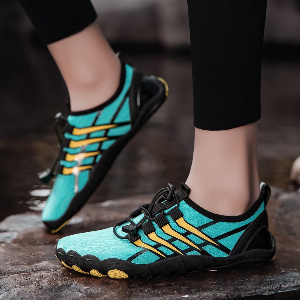 Zapatos de Agua Hombre Mujer Secado Rápido Calcetines de Agua Snorkel Natación Playa Senderismo Antideslizante Suela Flexible Descalzo