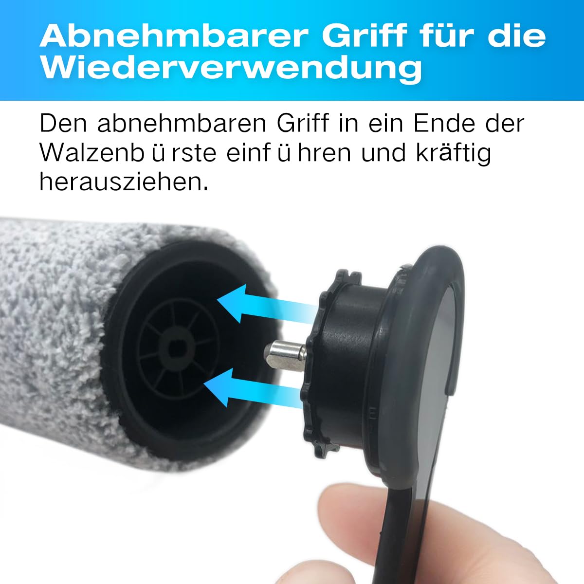 Ersatzteile für Tineco Floor ONE S7 FlashDry Nass Trockensauger Mikrofaser Ersatz Zubehör Waschbares und Wiederverwendbar (2 Walzenbürsten + 2 HEPA-Filter)