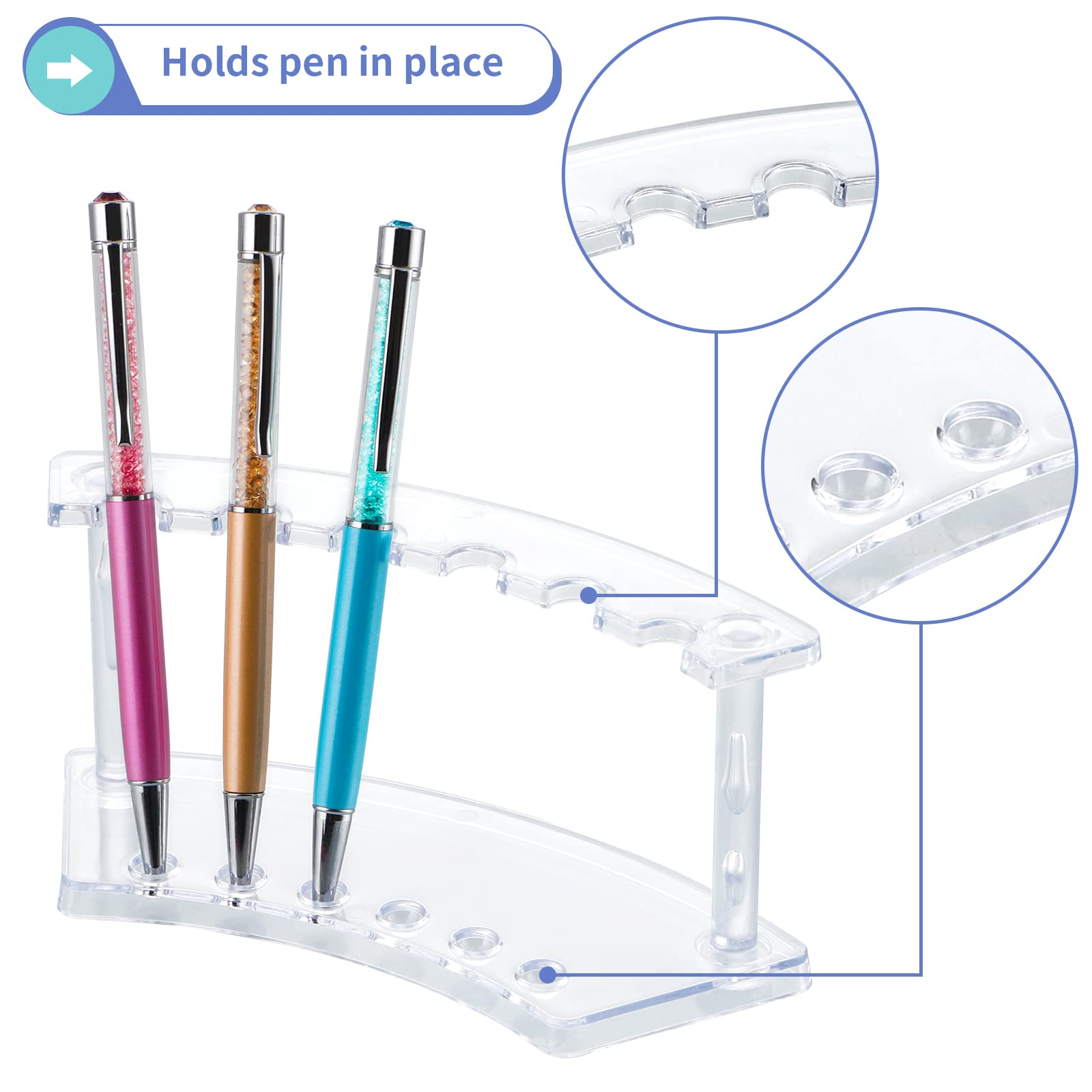 MOLIGOU Pen Display Stand - 6 Slots -3