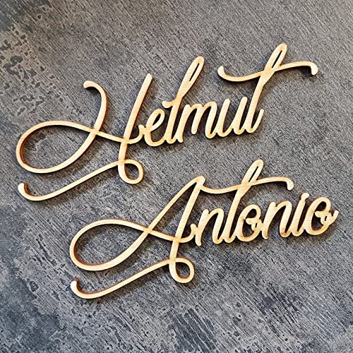 Personalized Names Gift, Set of One, Name signs for wedding Place Settings Dinner Party Place Card Wedding Decor Card Decoration Modern Calligraphy Party Decoration
