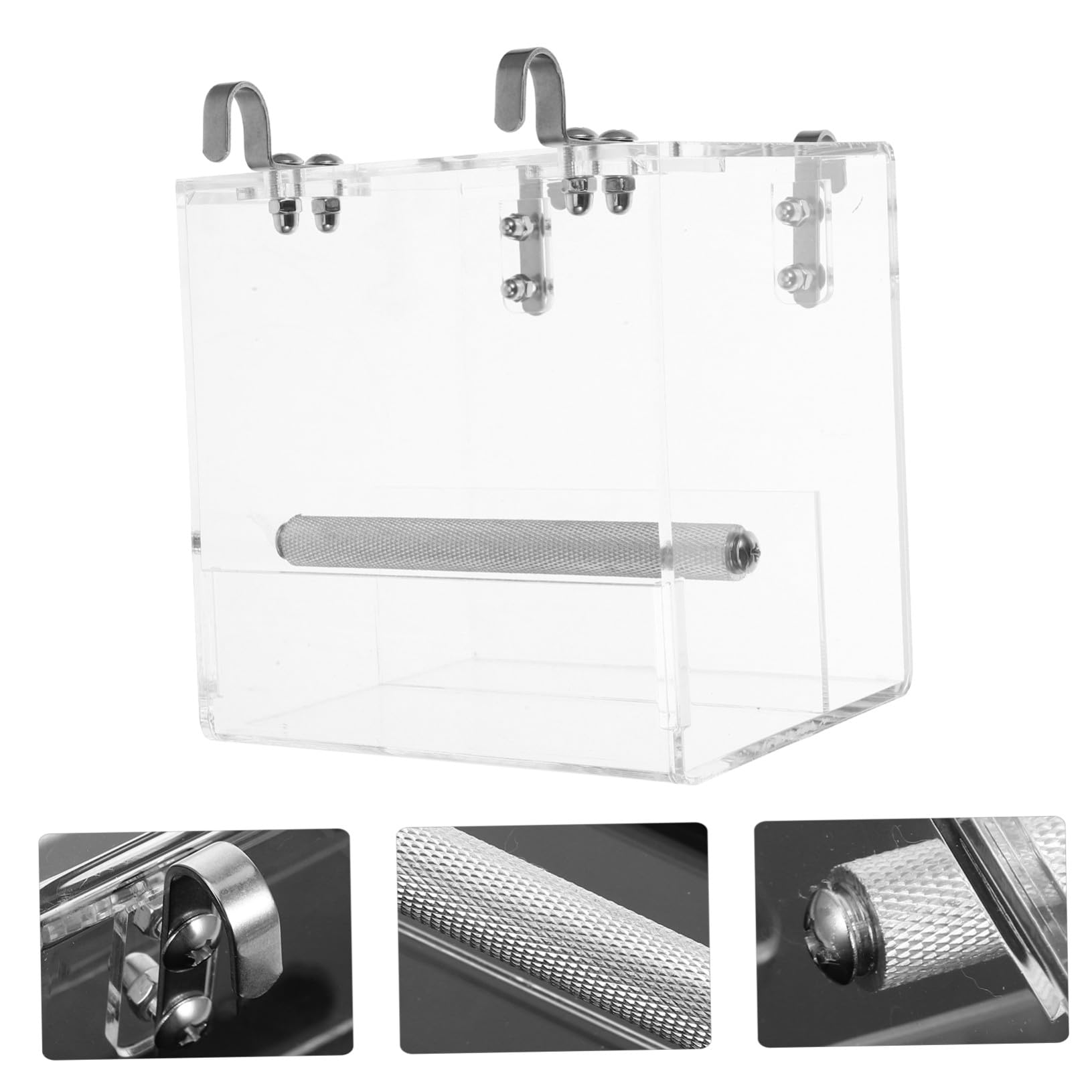 Mangeoire Automatique pour Oiseaux et Abreuvoir Creative Birds Convient aux Perroquets et Petits Oiseaux Facile à Installer et Nettoyer
