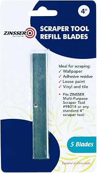 REPL BLADE SCRAPER 4 Pack of 10