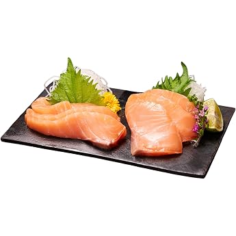 Towa Foods Atlantic Salmon, 28.6 oz 800 g x 2, Salmon, Seafood, Salmon, Frozen, White Bran Town, Hokkaido