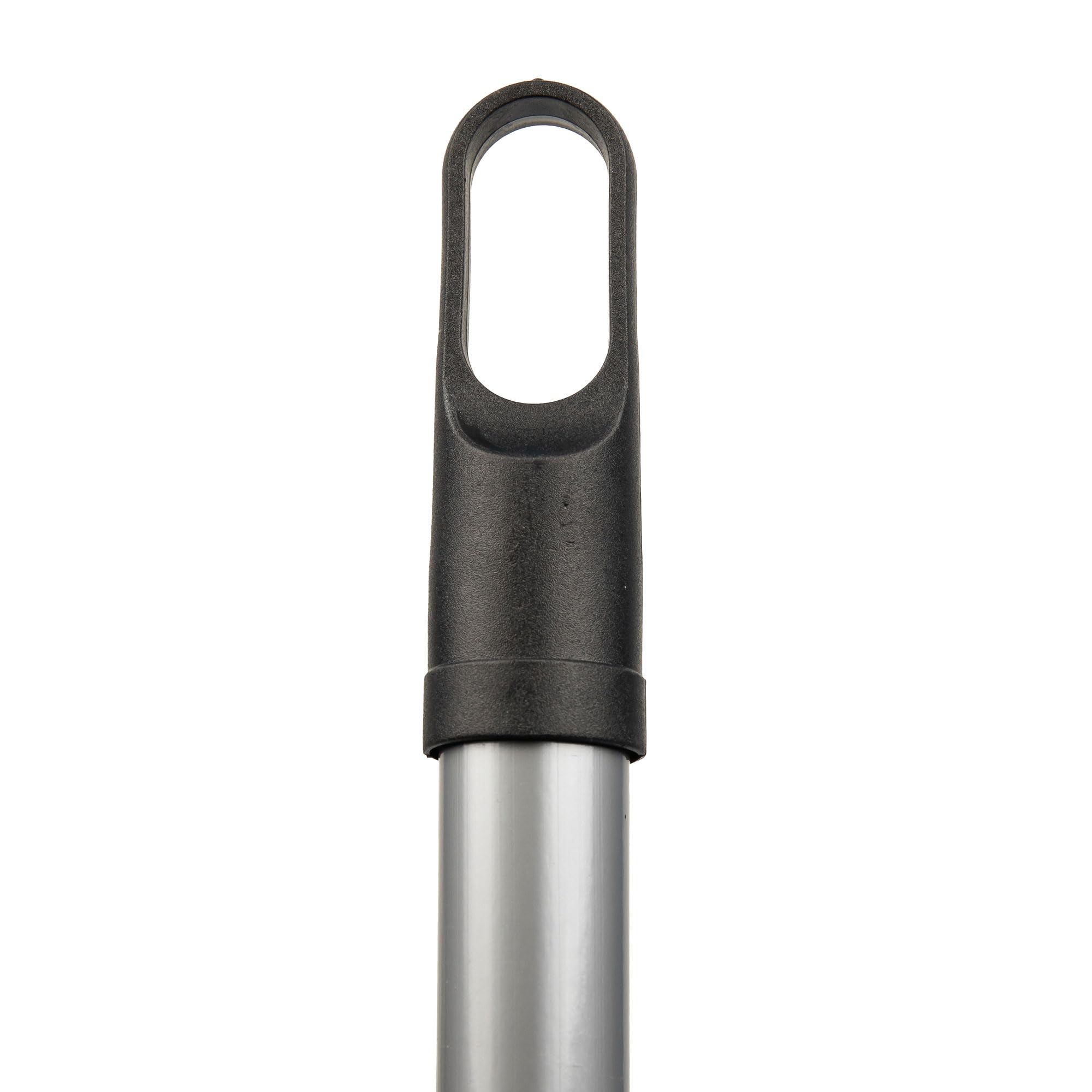 Cofan Recogedor Fijo con Borde de Goma y Mango Metálico | Color: Verde Agua | Ideal para la Limpieza del Hogar