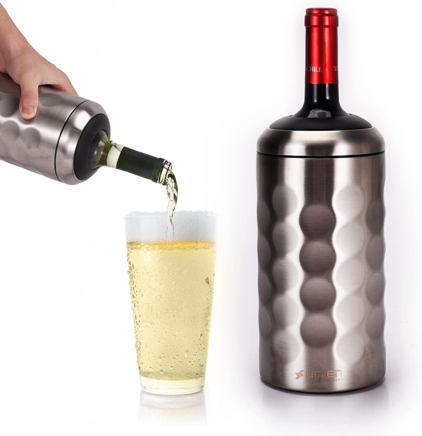 Portable Wine Bottle Cooler by Reduce Stainless Steel