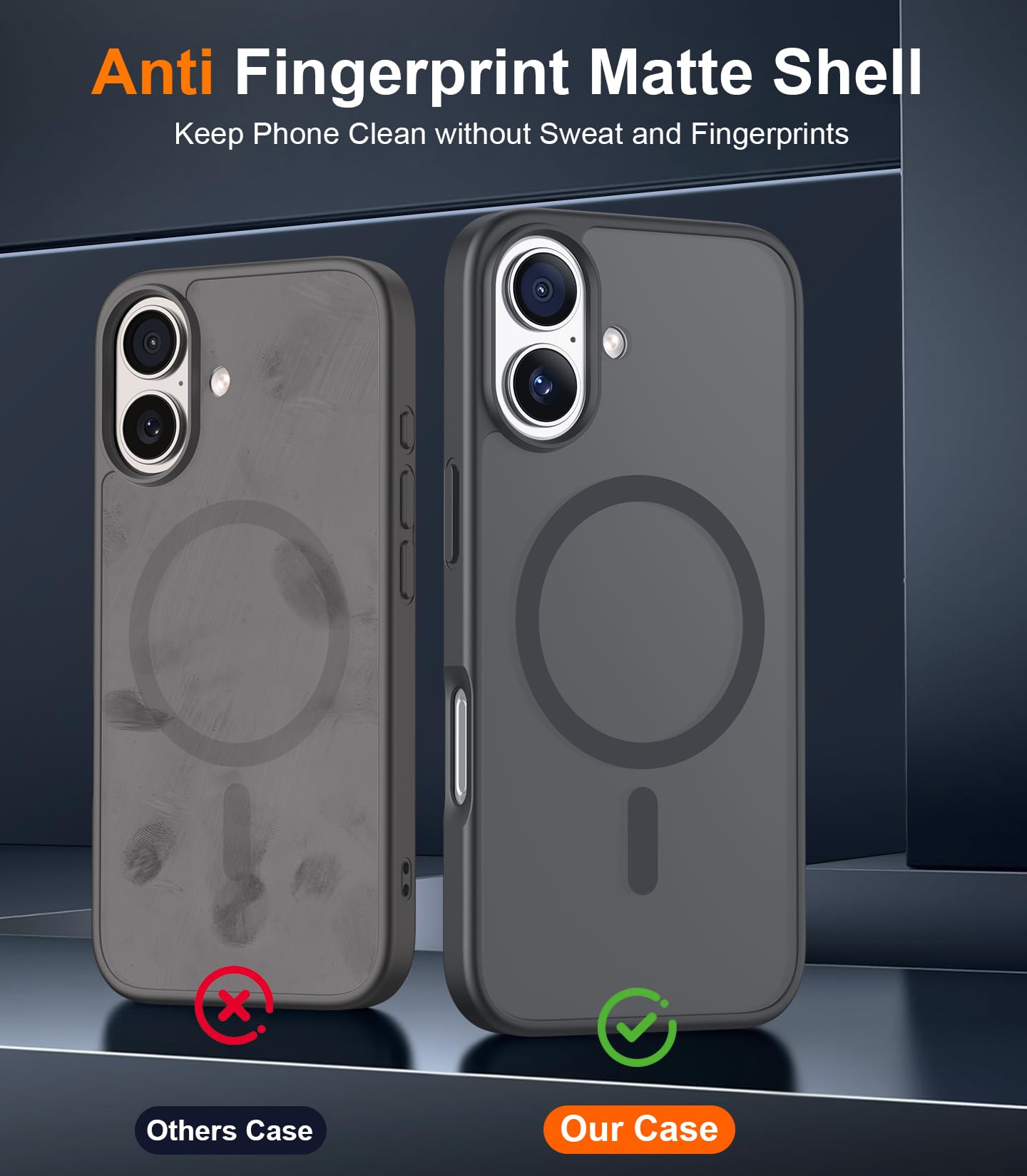 Amazon | SPIDERCASE iPhone 17用ケース、磁気半透明 [強化ガラス