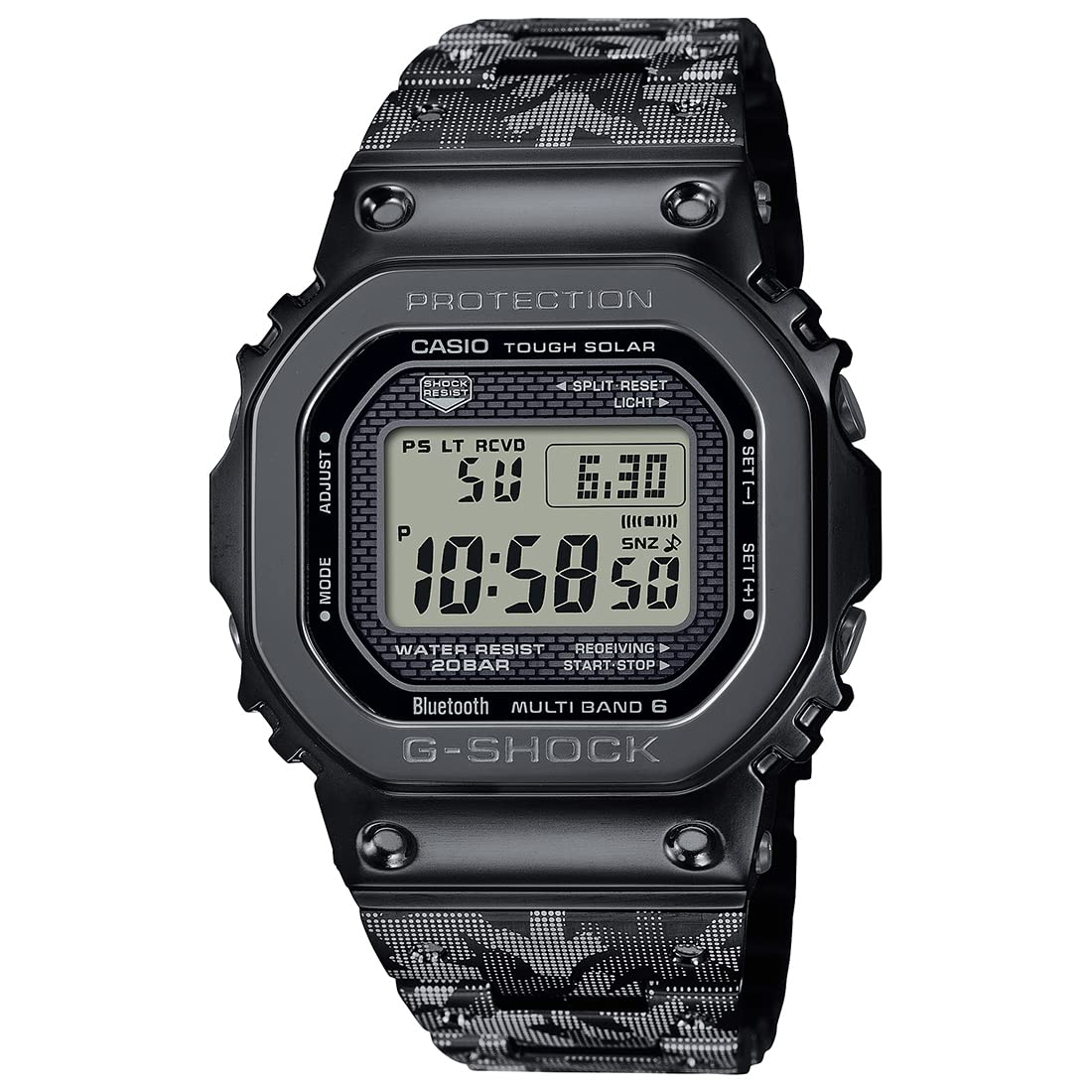 Casio G-Shock GMW-B5000EH-1DR Black IP Digital Dial Black IP Stainless Steel Solid Band Mens Watch Eric Haze Limited Edition Collaboration G1321 (B0BSC1LQKR) Amazon Price History, Amazon Price Tracker