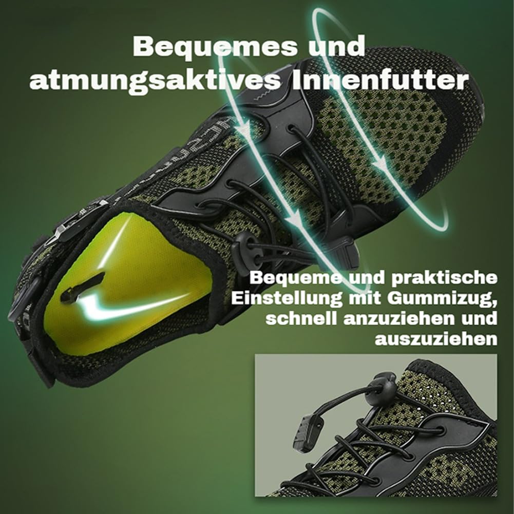 Orthotrekking Wanderschuhe, OrthopäDischer Wanderschuh FüR Senioren, Schuhe Mit DäMpfung, rutschfest, Atmungsaktiv Und Schmerzfreiem Gehen