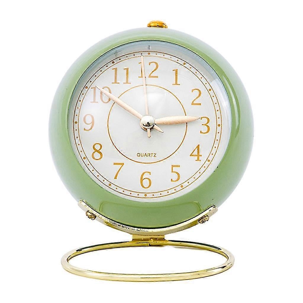 JOYHAPPST Silent Alarm Clock With Operated For Bedside Clock Bedroom Home