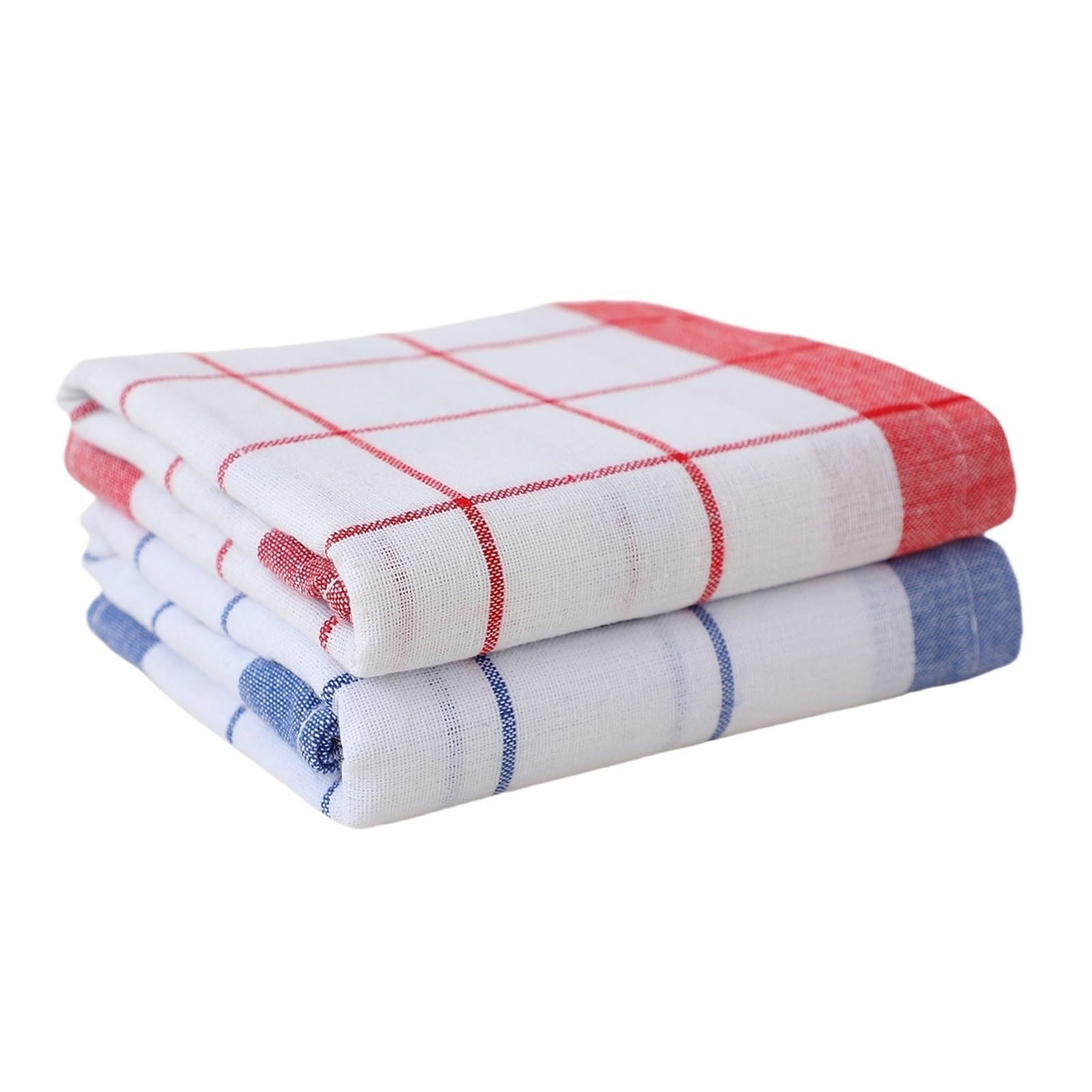 WJIAYAO Checkered Tea Towels Large Plaid Kitchen Dish Towels