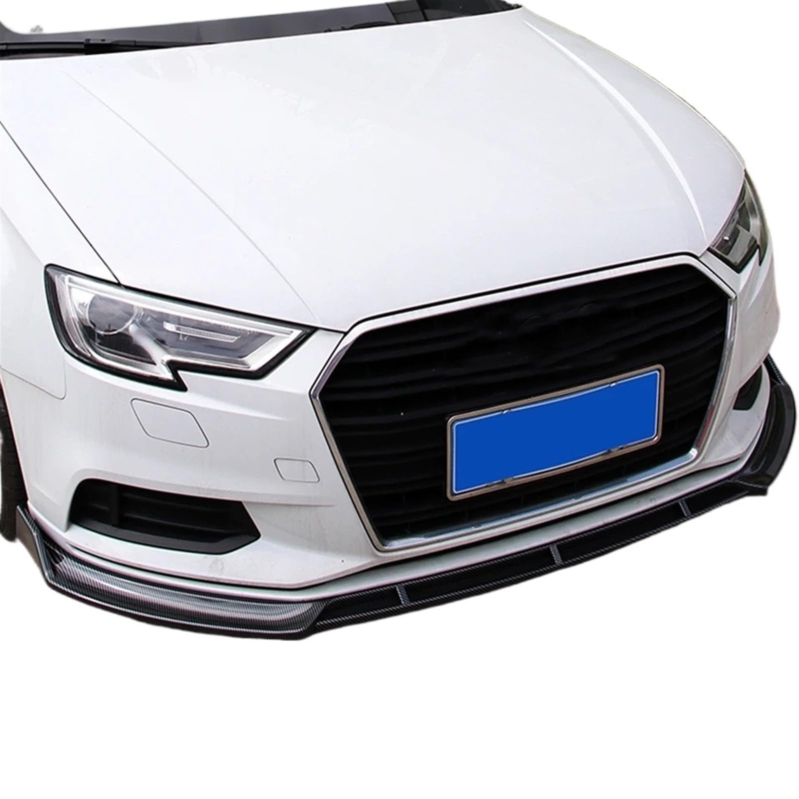 MCSTYEWR Przedni Zderzak Spoiler Kompatybilny z Audi A3 8V Standard 2017-2020