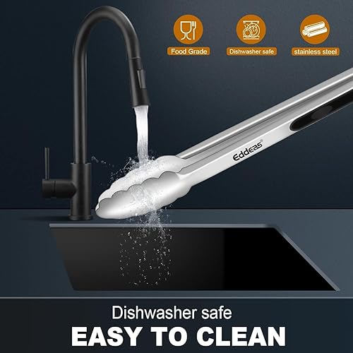 Vista 116 de 12 pinzas pequeñas para servir, minipinzas doradas de 4.3 pulgadas, pinzas de cocina doradas para servir alimentos, barra de café, fiesta de té