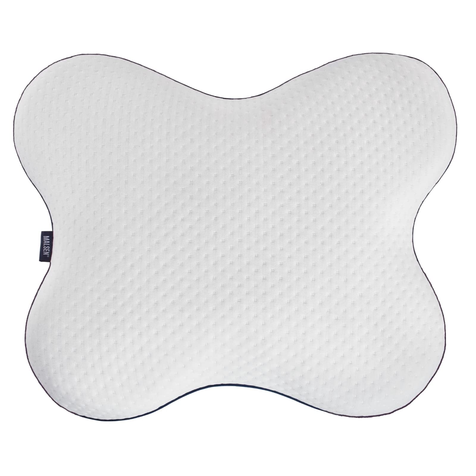 Almohada ortopédica ergonómica y ortopédica de espuma termoelástica, para dormitorio, funda extraíble
