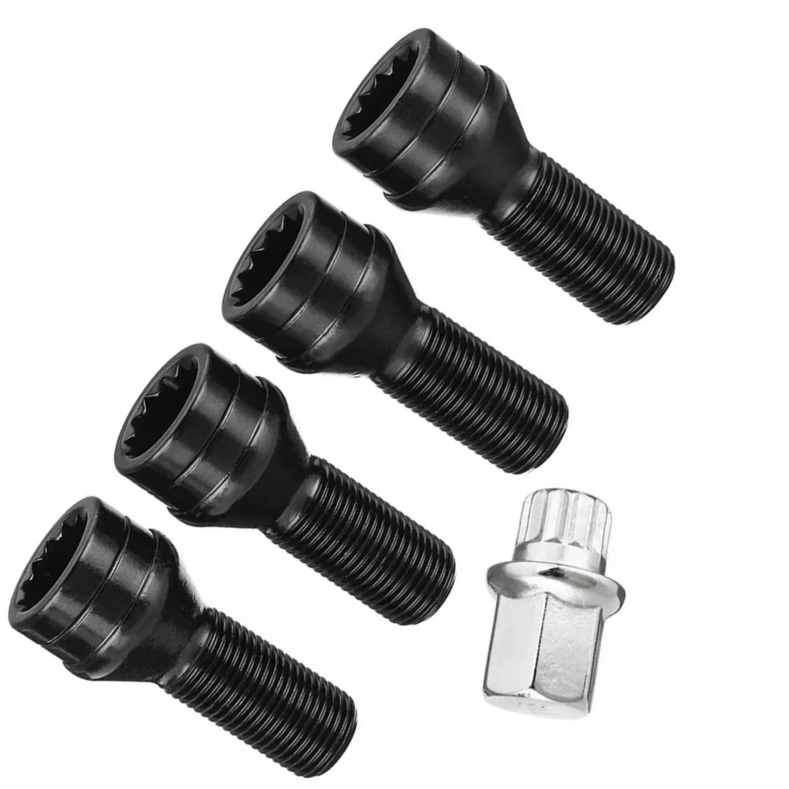 Bulloni ruota auto Compatibile Con BMW Per Z4 E89 2009 2010 2011 2012 2013 2014 2015 2016 Set Da 4 Dadi Per Cerchi In Lega Con Rondella Conica OEM: 36136776076