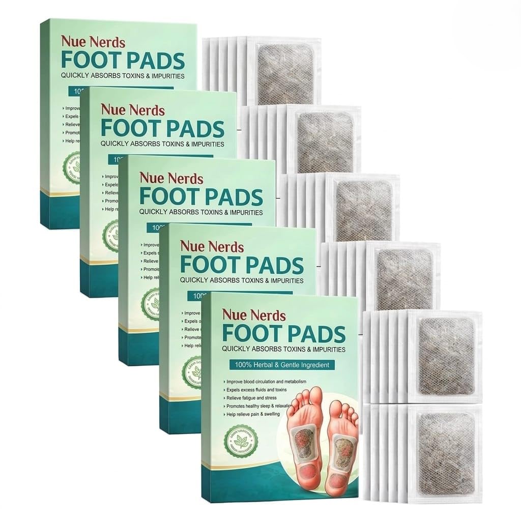 Foot Patch Herbal Detox Foot Pads with Bamboo Vinegar, Sleep Aid, Pain Relief, Toxin Removal, Acupoint Micro-Massage, 10 Pieces (pack of 5)-image-32