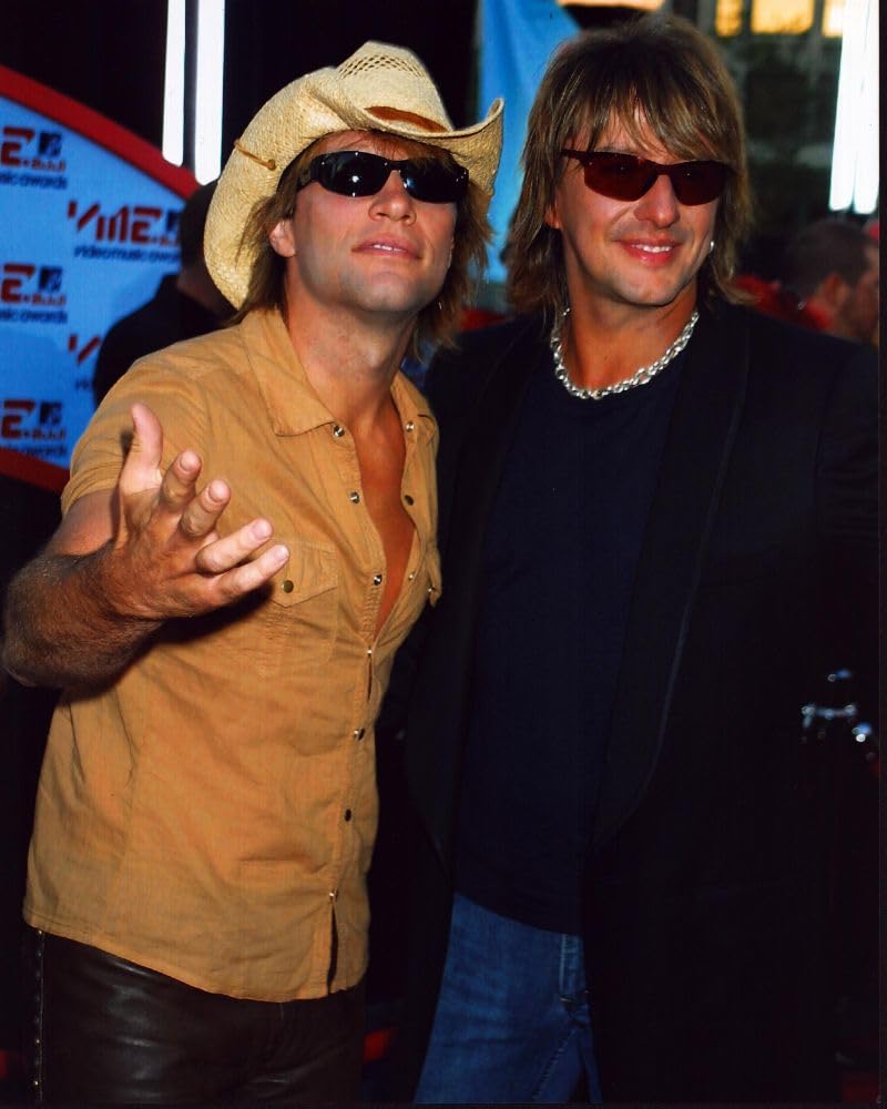 Amazon.com: Posterazzi Jon Bon Jovi And Richie Sambora At 2001 Mtv