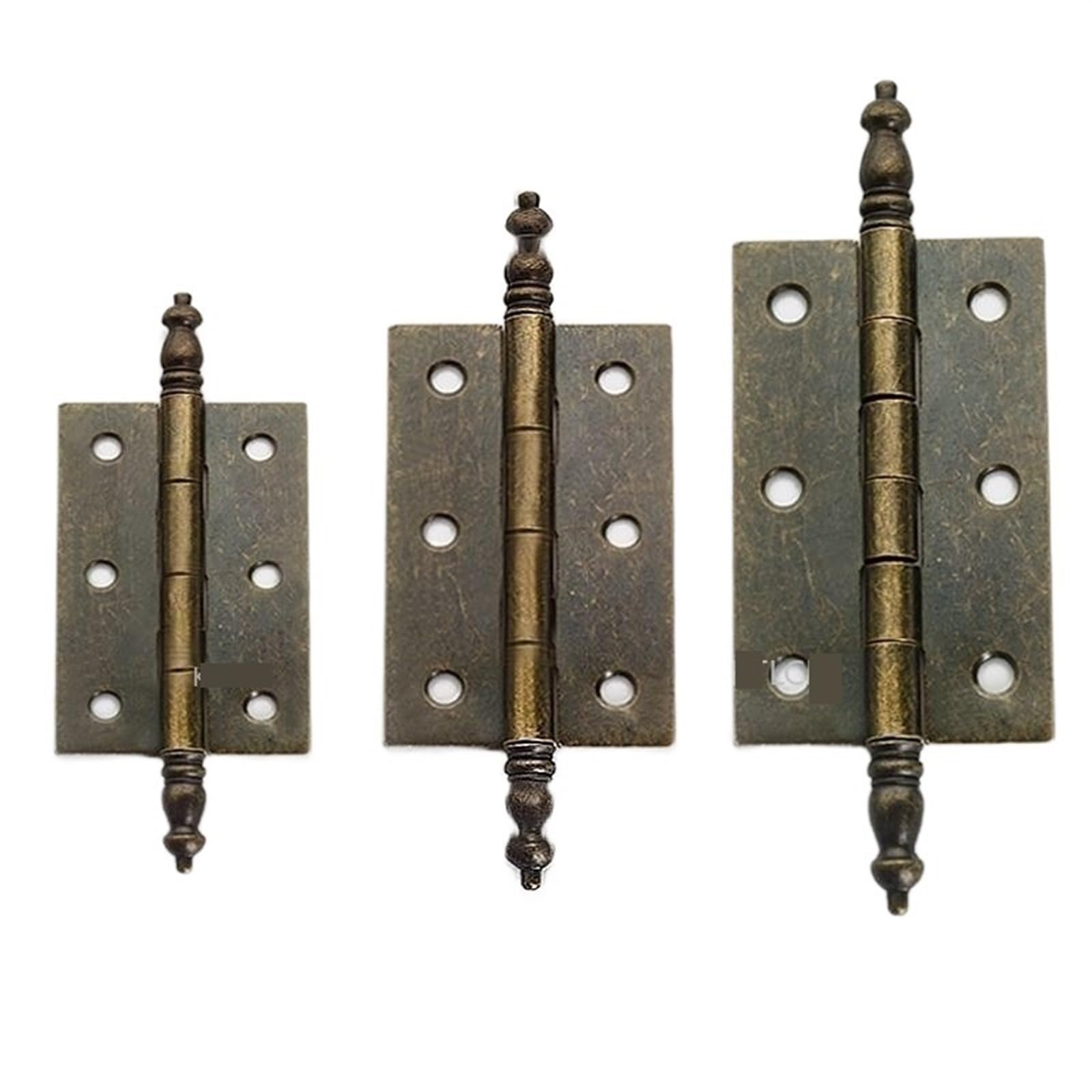 Charnières en Bronze Antique à 6 trous, matériel de porte et mini quincaillerie pour coffre