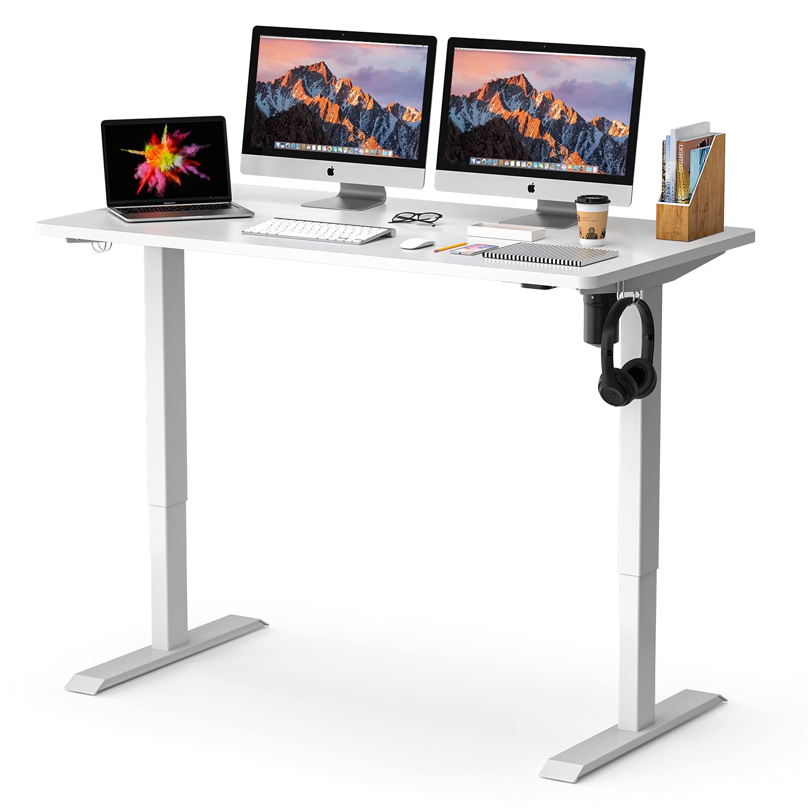 Buy Electric Standing Desk, 52 x 28 inches Whole Piece Deskboard