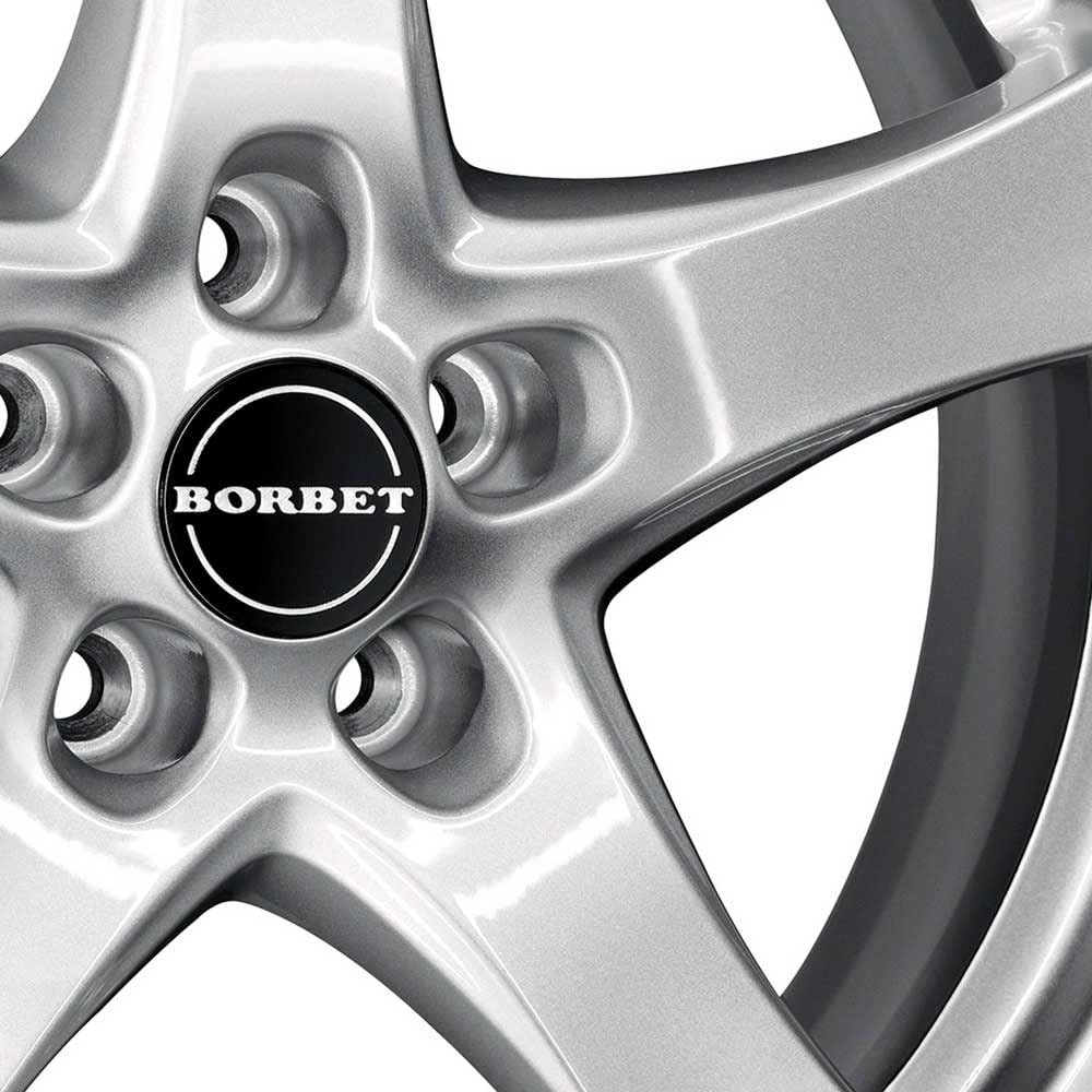 Borbet F Brilliant silver 8x18 ET45 5.00x120 Hub Bore 72.50 mm - aluminiowe obręcze