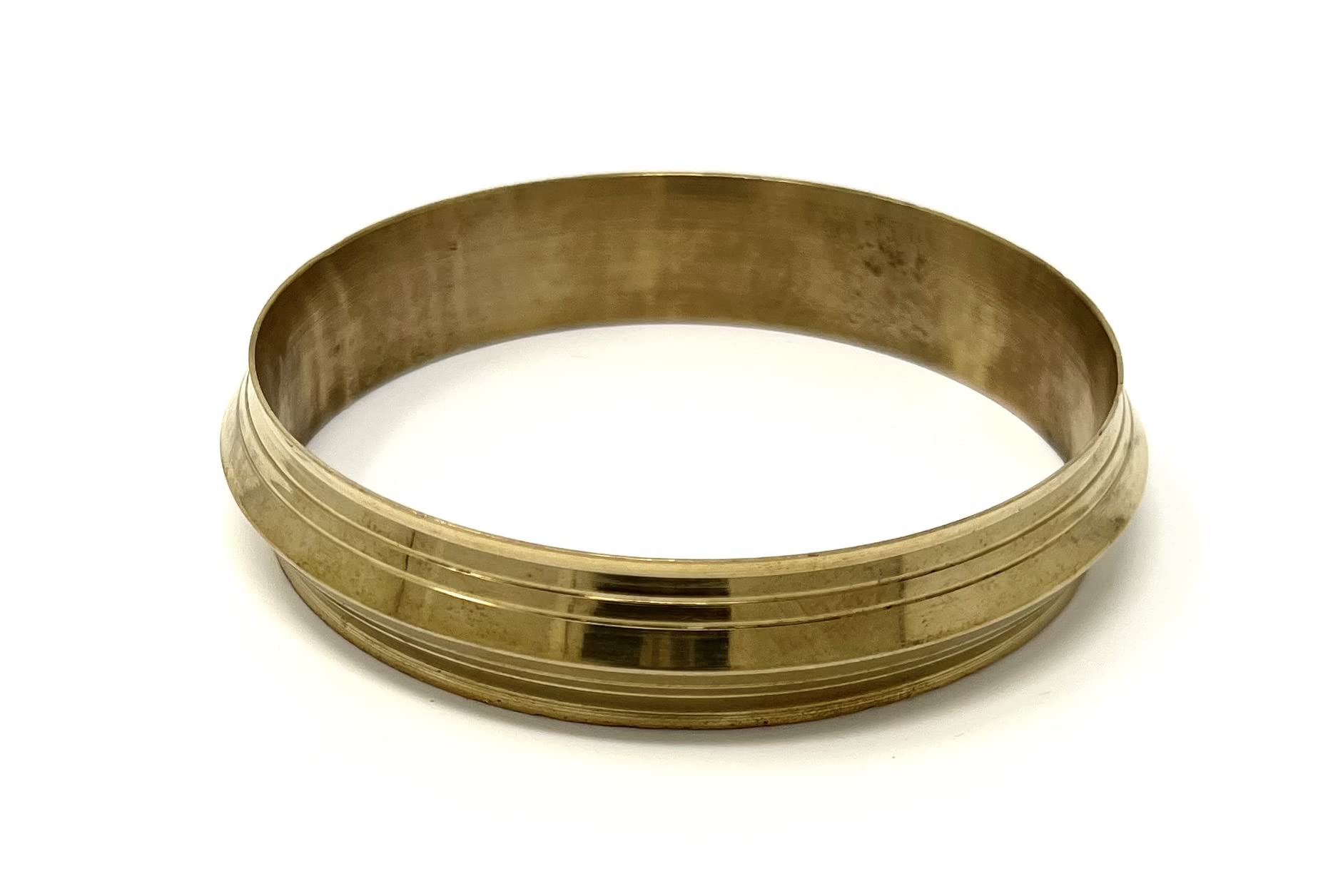 MAHANT JI 100% Pure Brass 2 Line Thick Punjabi Kada For Men With Lab Certificate (Thickness - 1.7 Cm, Inner Diameter - 7.3 CM) (B0B45KBFS6) Amazon Price History, Amazon Price Tracker