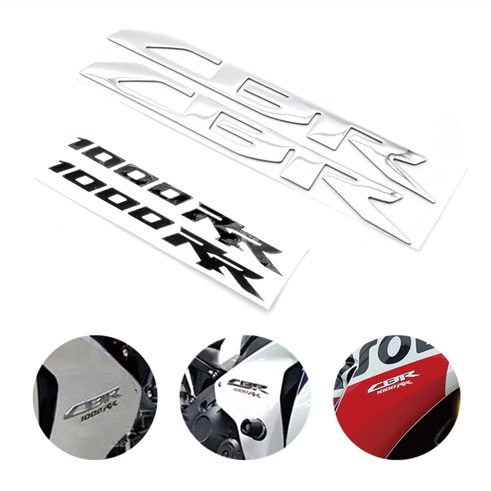 3D Gold CBR Emblem Decal – 18cm – Fits CBR1000RR & CBR 1000RR Motorbike