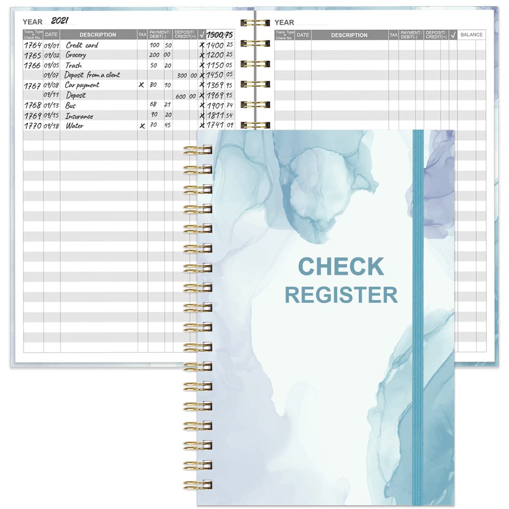 Buy Check Registers for Personal Checkbook 64Sheets / 128Pages Deluxe