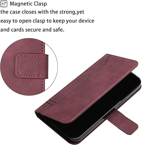 Miniatura 5 de Phone Back Cover Compatible with Vivo Y55S 2021Y55S 5G Wallet Case ,Shockproof TPU Protective Case,PU Leather Phone Case Magnetic Flip Folio Leather