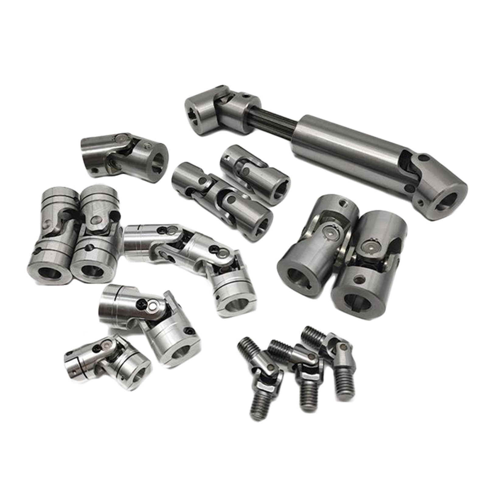 Cross Joint WSD Telescopic Cardan Joint Precision Single and Double Shaft Coupler Metal Joint Coupling (Size : 01GD)