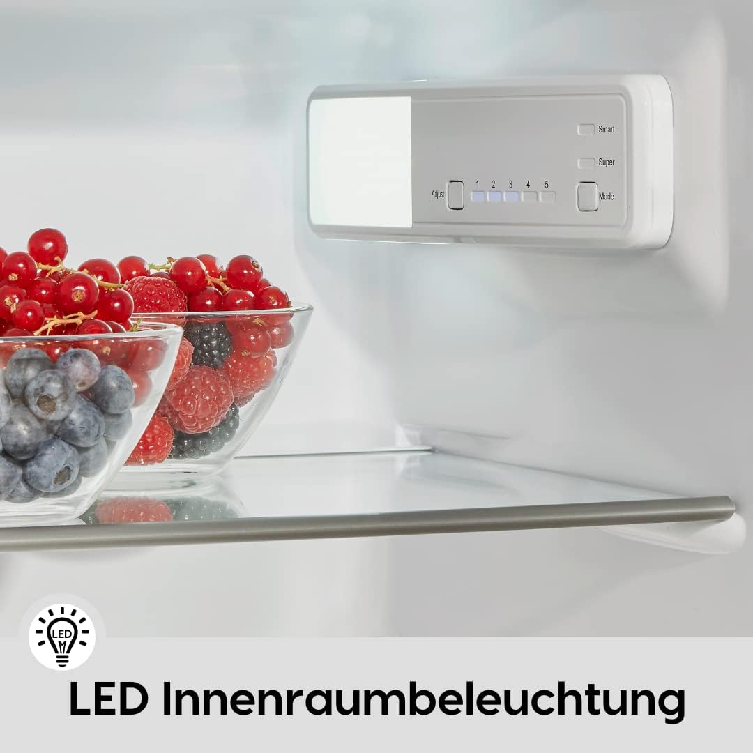 WOLKENSTEIN WKS190.4 EB - Frigorifero da incasso con scomparto congelatore, porta a traino, 123 cm WOLKENSTEIN WKS190.4 EB - Frigorifero da incasso con scomparto congelatore, porta a traino, 123 cm