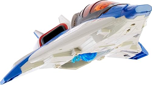 Miniatura 4 de Mattel Disney Pixar Lightyear Toys, nave espacial estilo jet de combate, 15 pulgadas con función de red de proyectil, captura y protege la misión,