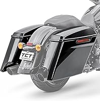 Vista 17 de TCT-MOTORPARTS - Alforjas rígidas extensas de 5 pulgadas