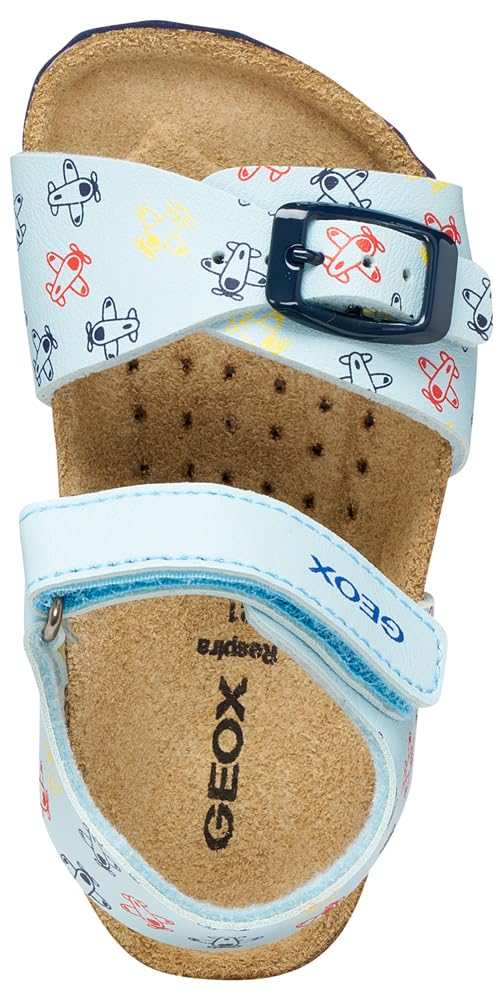 Geox B CHALKI Boy Sandal, LT, blu, 27 EU