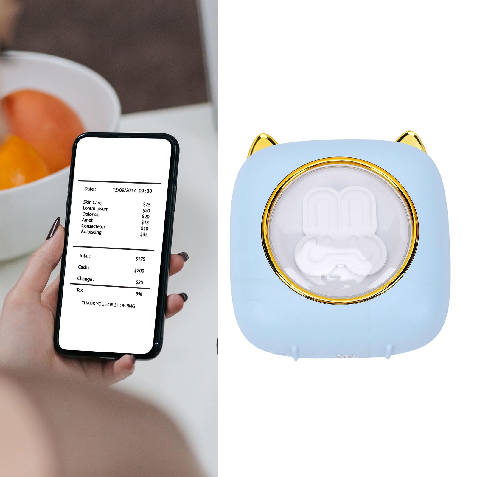 Etichettatrice Termica da 200 DPI Luce Respiratoria RGB