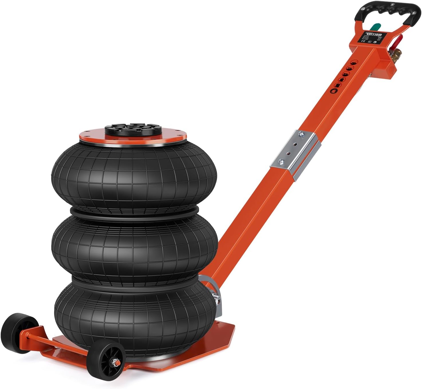 CXRCY 5 Ton (11000LBS) Pneumatic Air Jack – Triple Bag Airbag Jack With Adjustable Handle