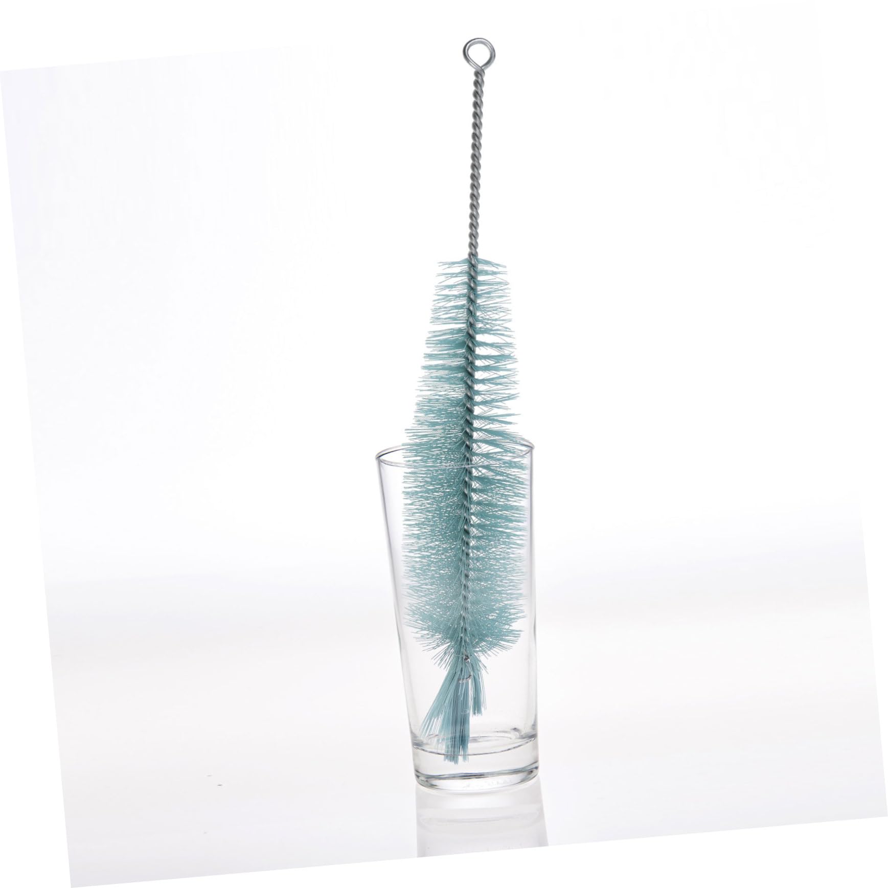 CALLARON 2 Piezas Cepillo De Botella Multifuncional Botellas Cepillo para Biberones Pequeño Botella De Agua Reutilizable Fregar con Simple Cepillo De Limpieza De Mango Largo Green Planchar