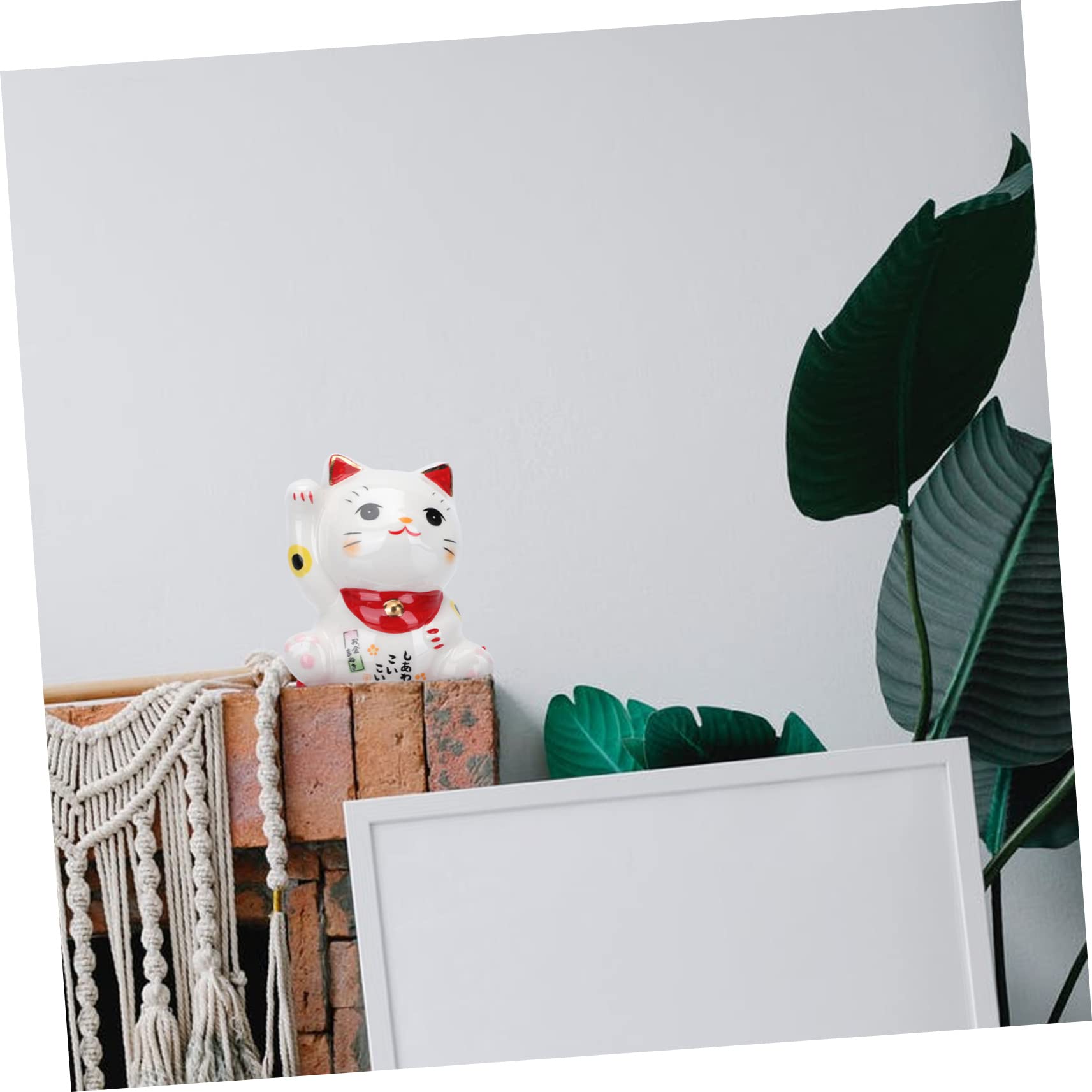 Décoratif Chat Chanceux Figurine Ménage Creative Clé Bijoux Plaque Mignon