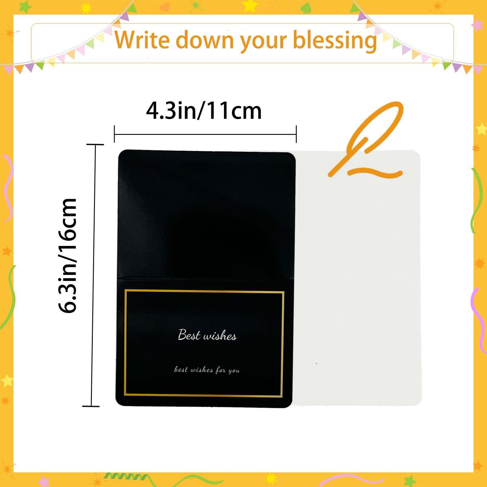 Happy Birthday Geldcassette WISIRENT, verrassingsdoos voor geldcadeau met wenskaart, doe-het-zelf geschenkdoos, verjaardag en jubilea
