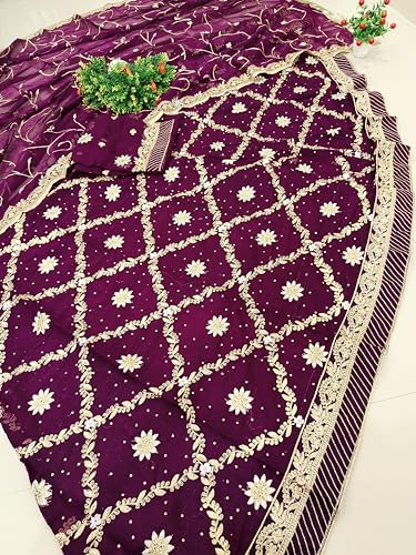 Image of Heavy Embroidery Work Semi Stitched Shimmer Silk Rajputi Poshak For Women Rajasthani Lehenga Choli