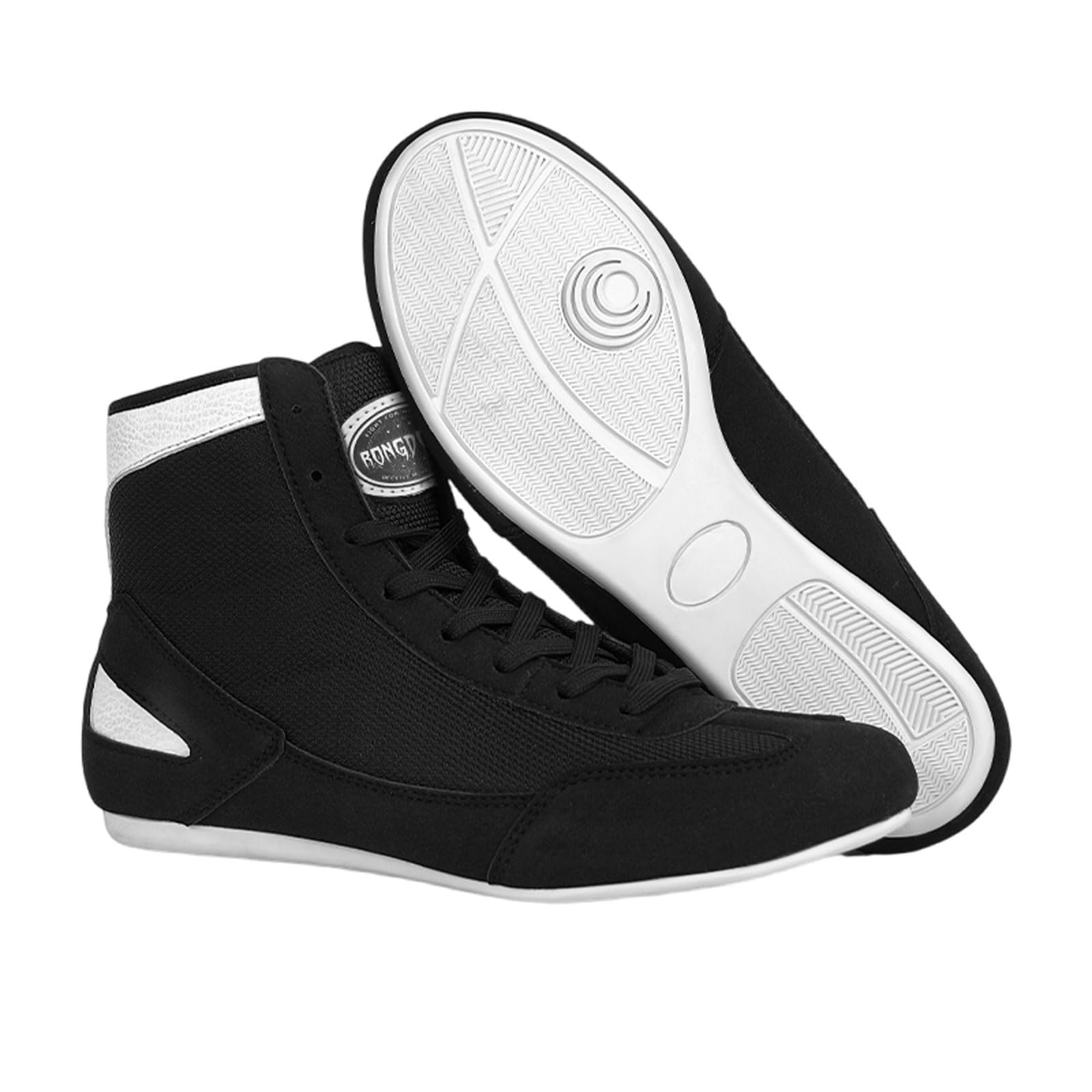 Chaussures d'haltérophilie Homme,Chaussures de Lutte,Squat,Antidérapantes et Respirantes,Confort Et Stabilité,Sport Fitness Amorti,pour Fitness,Gym,entraînement