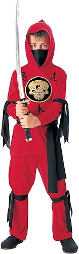 Miniatura 2 de Disfraz de ninja rojo para niños M