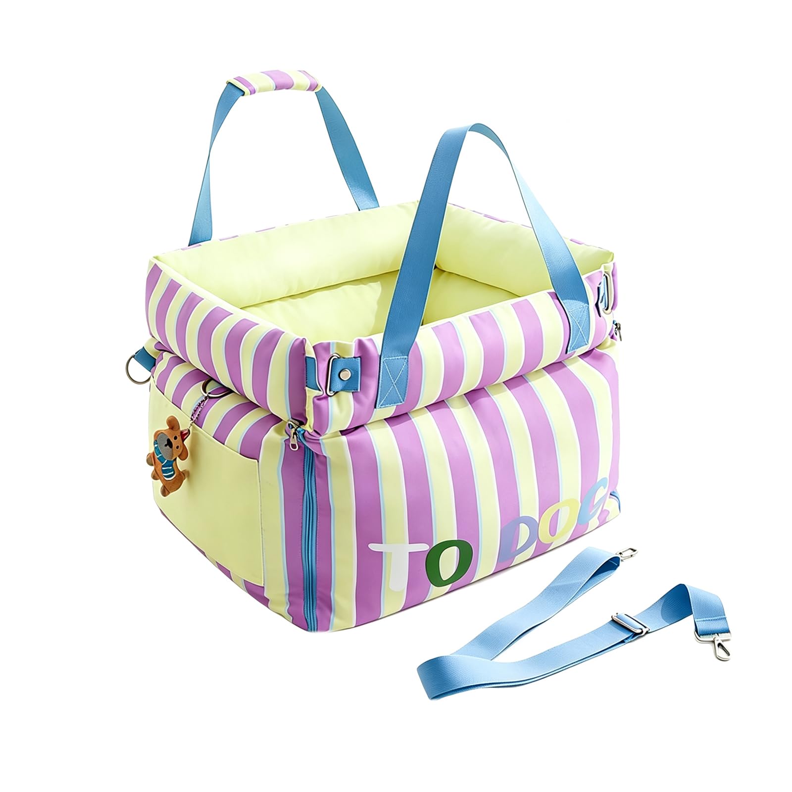 Trasportino da viaggio portatile per animali con guinzaglio di sicurezza