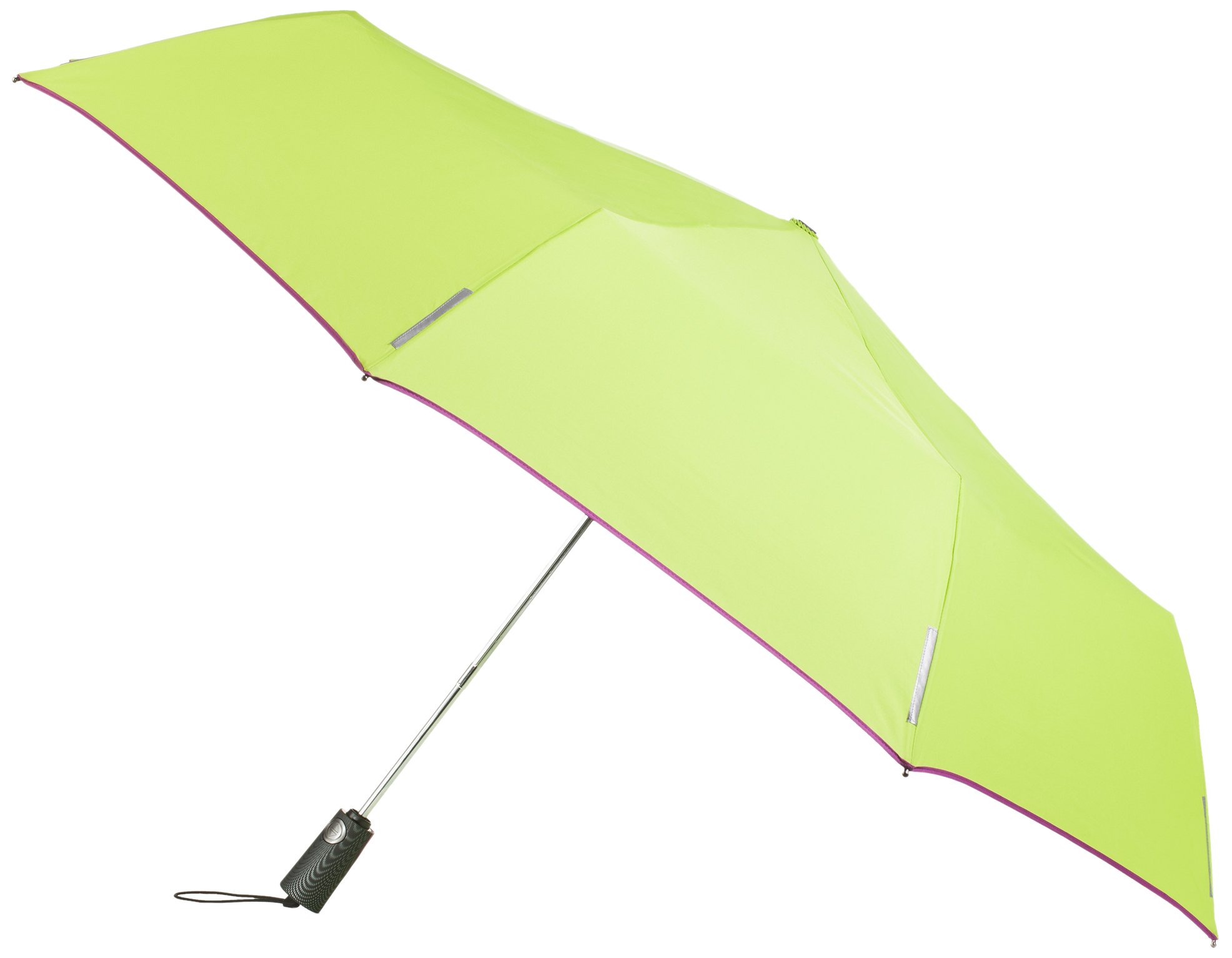 totes Trx Auto Open and Close Titan XL Umbrella Apple Green Strawberry Trim One Size