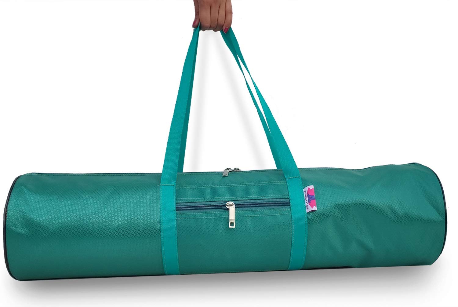 Panchtatava Yoga mat Cover | Yoga Mat Kit Bag| Exercise Mat Carry Bag with Broad Shoulder Strap with Single Pocket Handle Yoga Bag (Ocean Blue Handle Strap) (B08WJB1QRG) Amazon Price History, Amazon Price Tracker